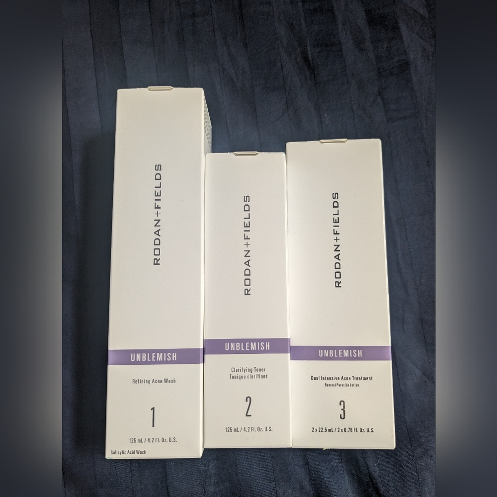 Rodan & Fields Unblemish Regimen, Steps 1,2&3 only